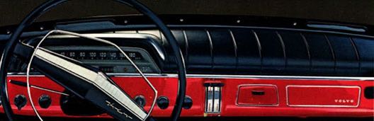 Volvo Amazon dashboard