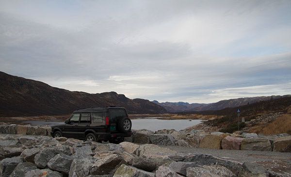 Land Rover Discovery at Haukeli