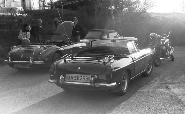 Austin Healey 100/6, MGB BSA 650 Thunderbolt