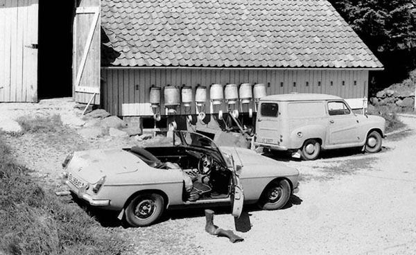 MG MGB Austin A30 van