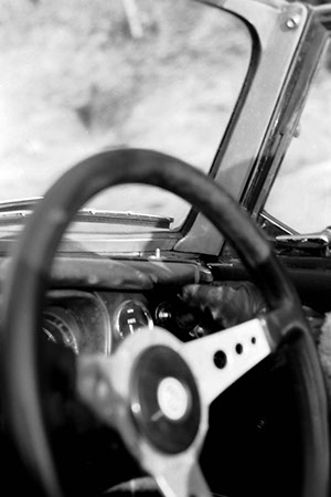MG MGC instruments and steering wheel