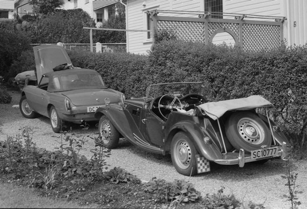 MG MGC and MG TF